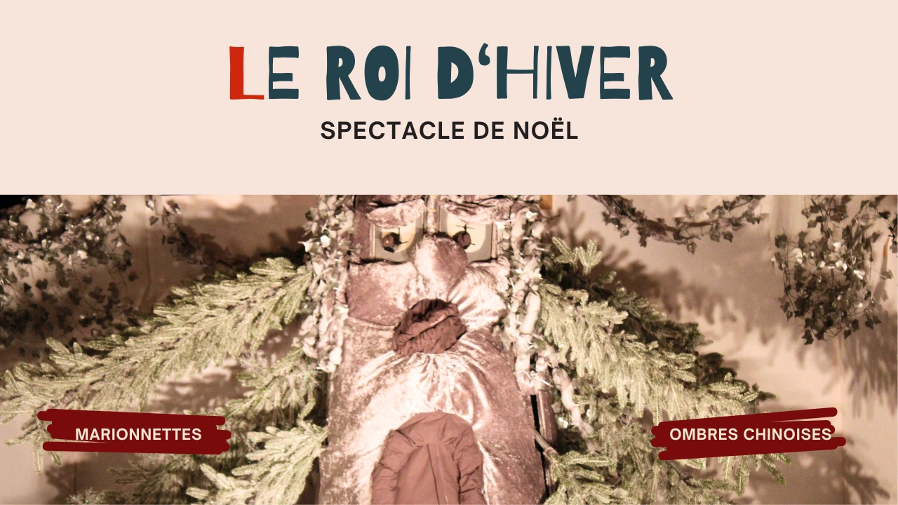 visuel du spectacle de noel roi d'hiver avec l'arbre roi d'hiver 